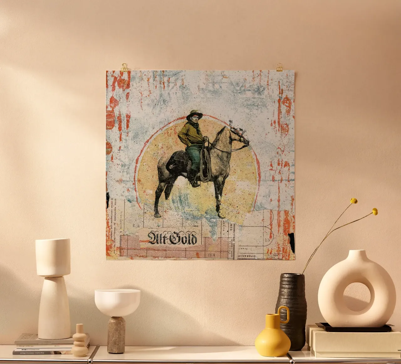 West Side poster con telaio in plastica da Tameo