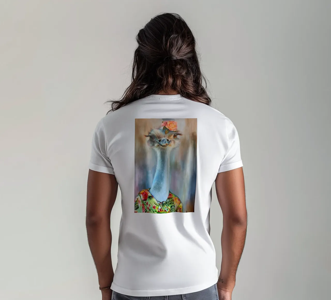 Georgette lo struzzo t-shirt da HelenBarenton