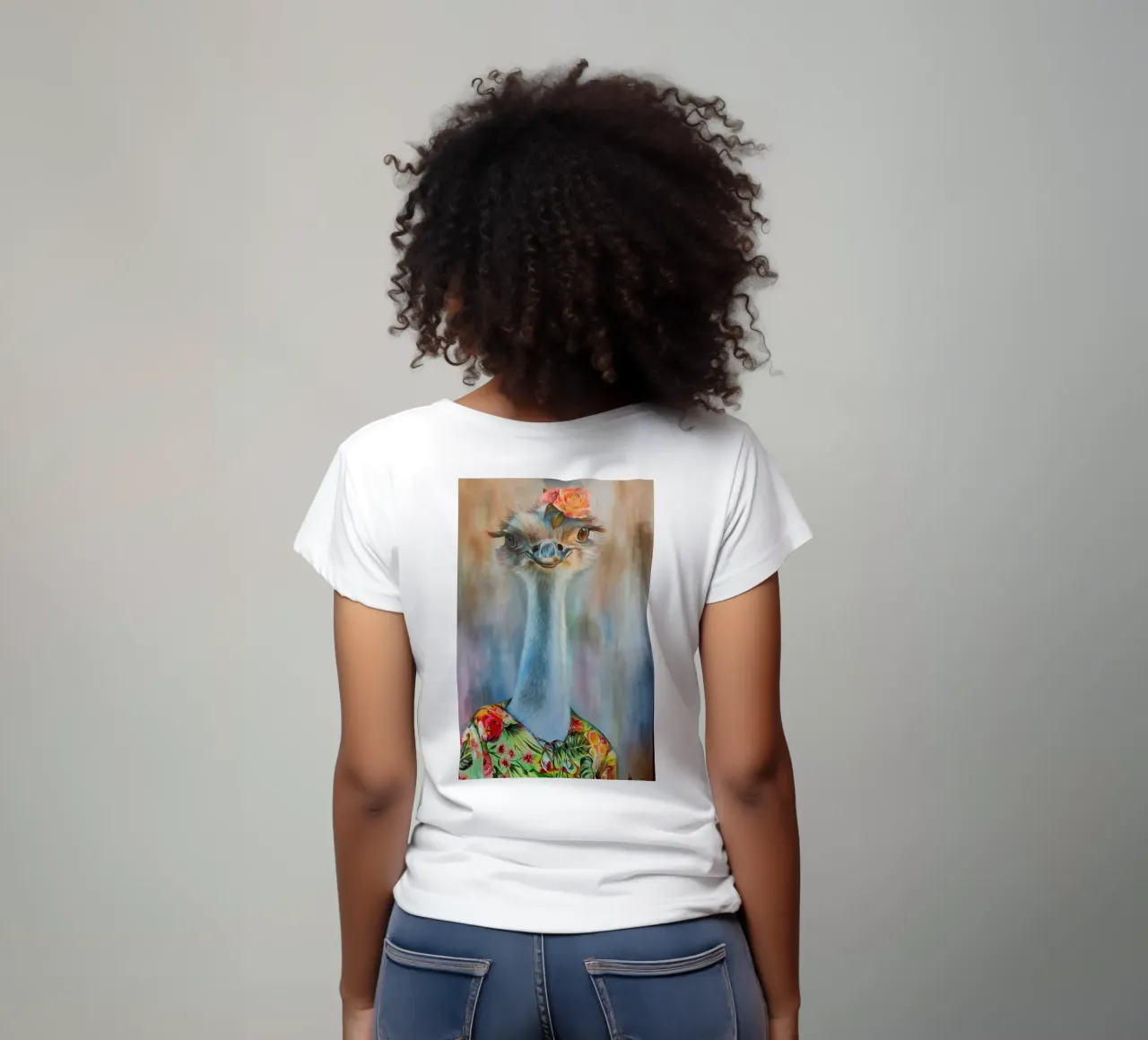 Georgette lo struzzo t-shirt da HelenBarenton