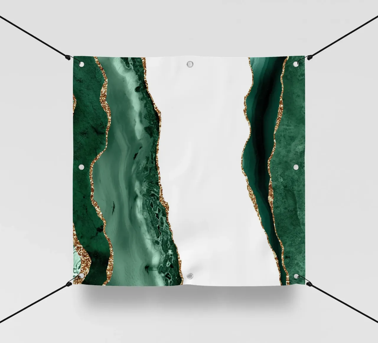 Agata smeraldo e oro Texture 14 telo in pvc da Gemstone Textures