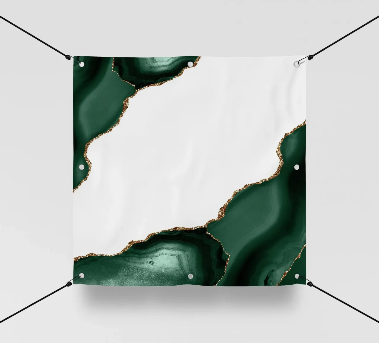 Texture agata smeraldo e oro 16 telo in pvc da Gemstone Textures