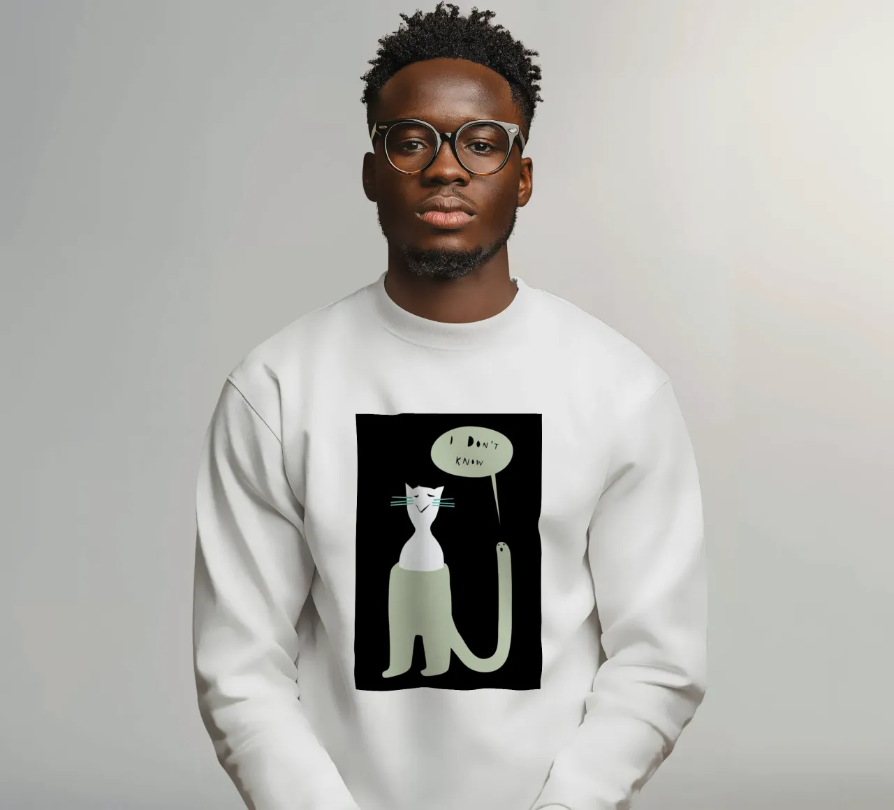 Oracle Black Sweatshirt von Monika Aichele