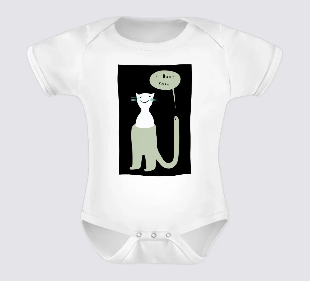 Oracle Black body neonato maniche corte da Monika Aichele