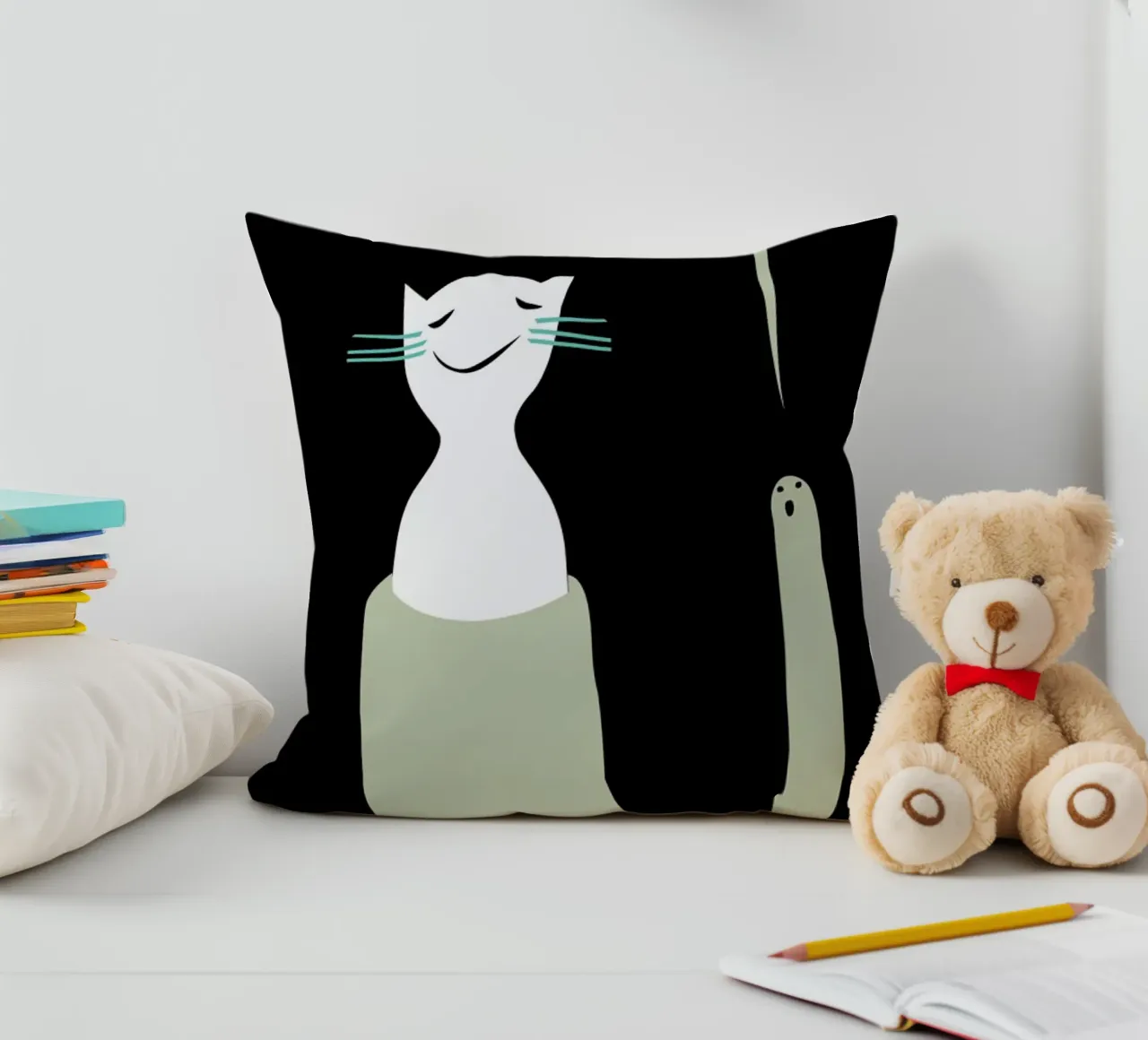 Oracle Black cuscino da Monika Aichele