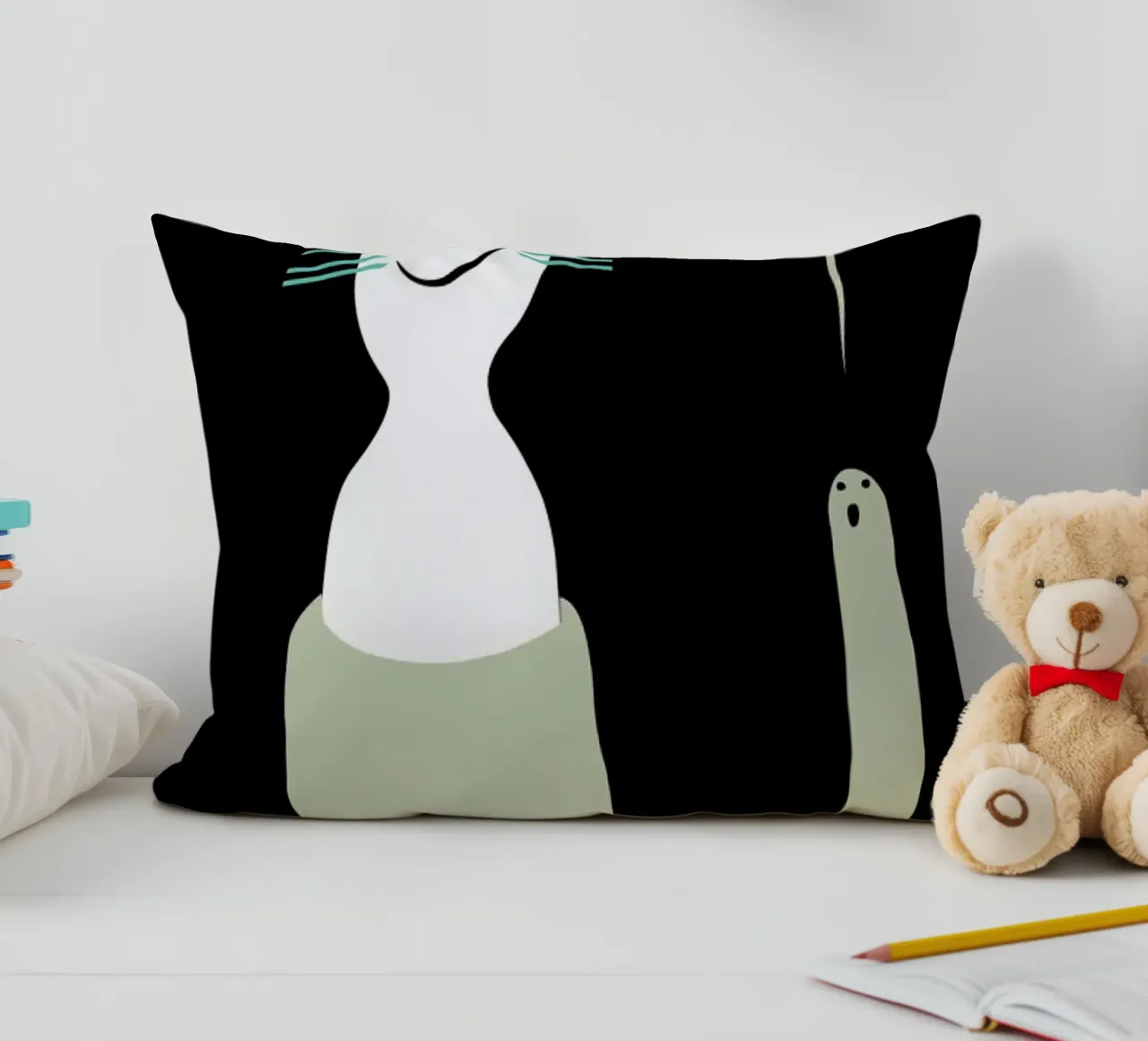 Oracle Black cuscino da Monika Aichele