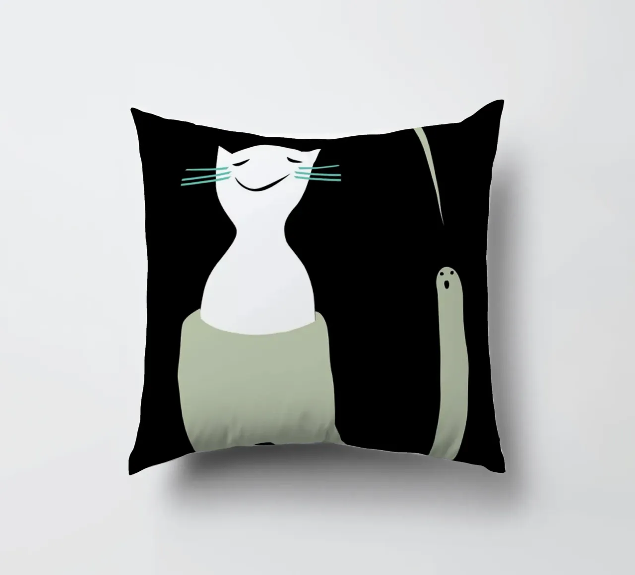 Oracle Black cuscino da Monika Aichele