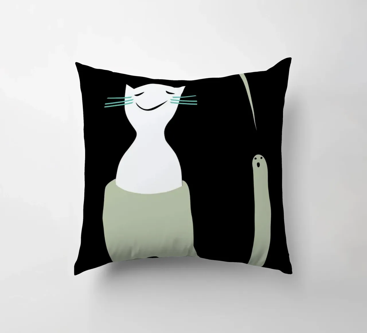 Oracle Black cuscino da Monika Aichele