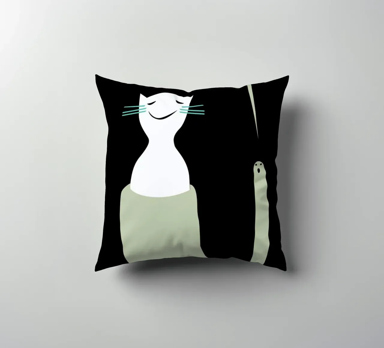 Oracle Black cuscino da Monika Aichele