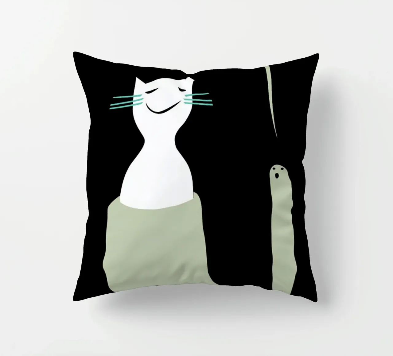 Oracle Black cuscino da Monika Aichele