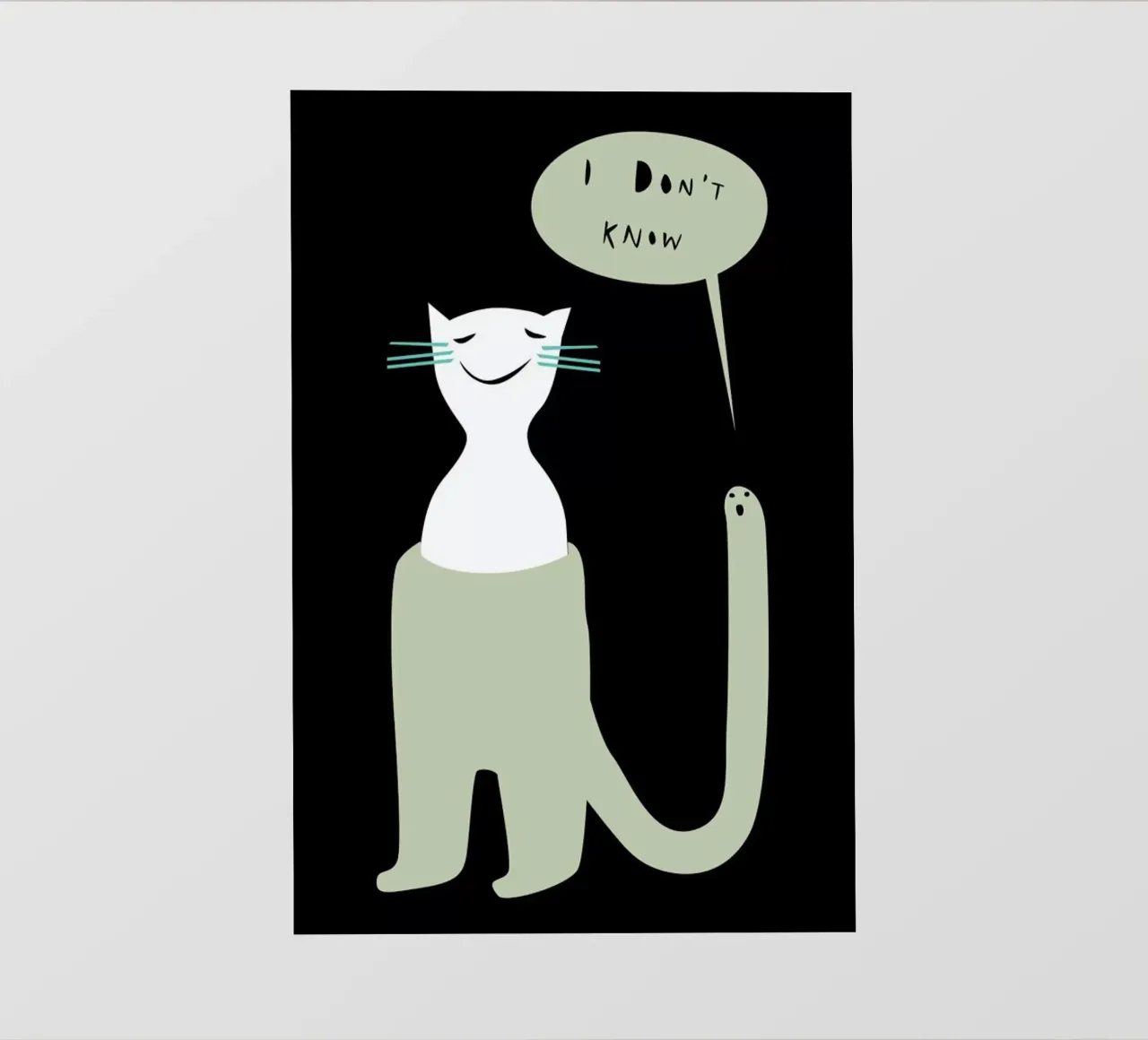 Oracle Black pellicola backlit da Monika Aichele