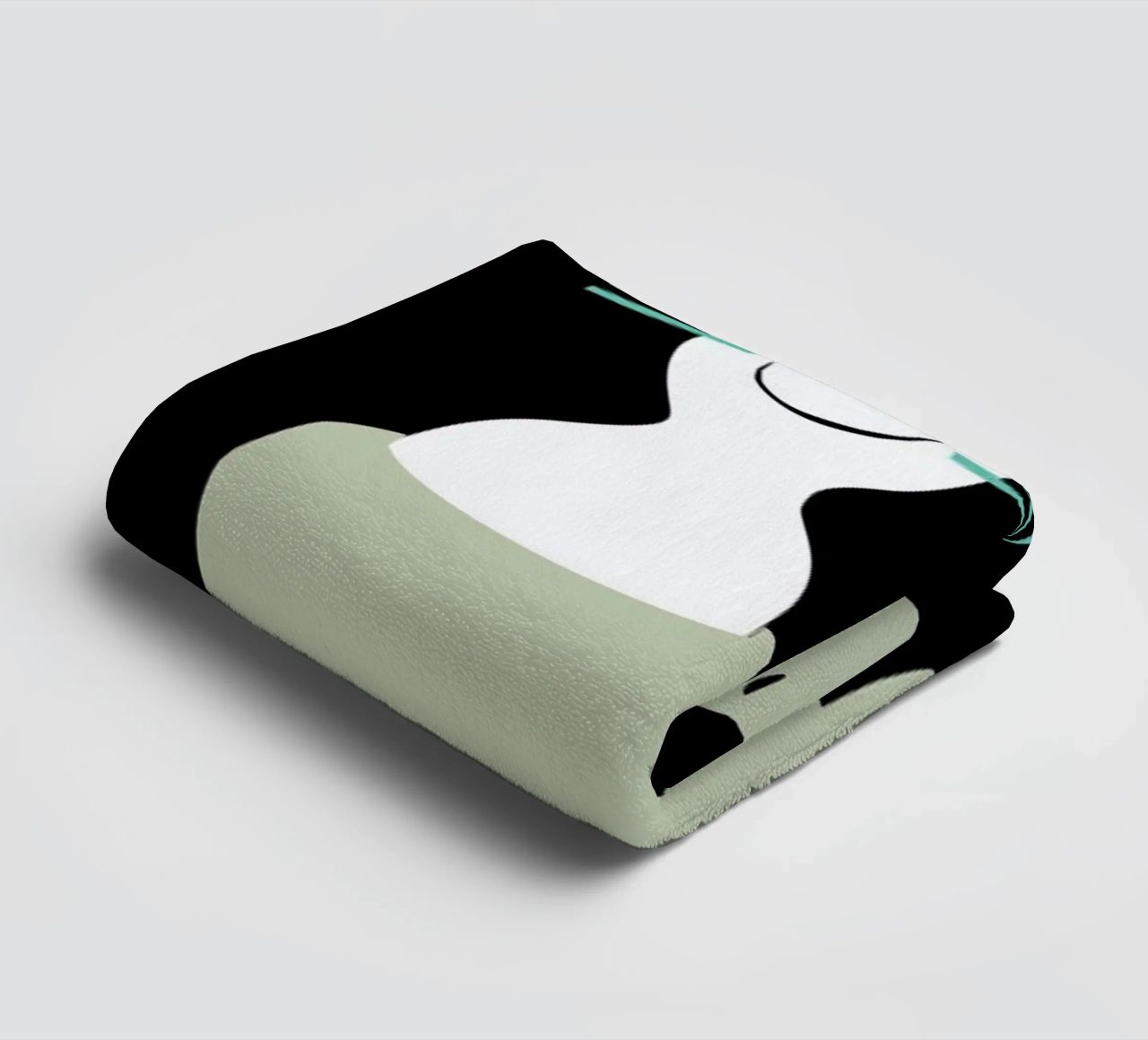 Oracle Black Handtuch von Monika Aichele