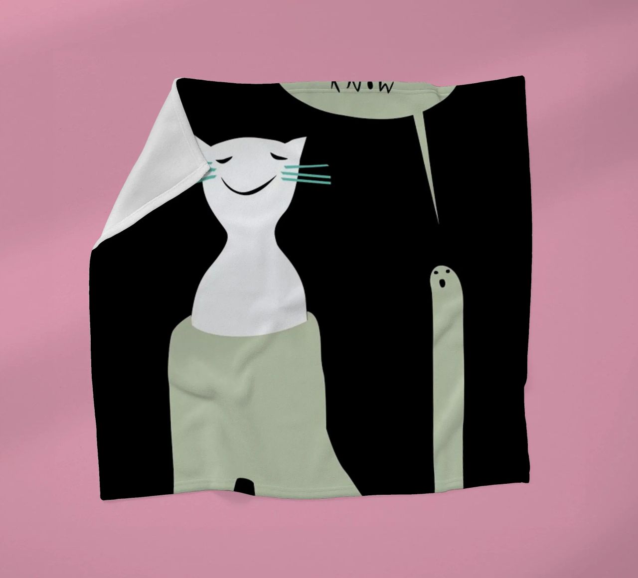 Oracle Black coperta in pile da Monika Aichele