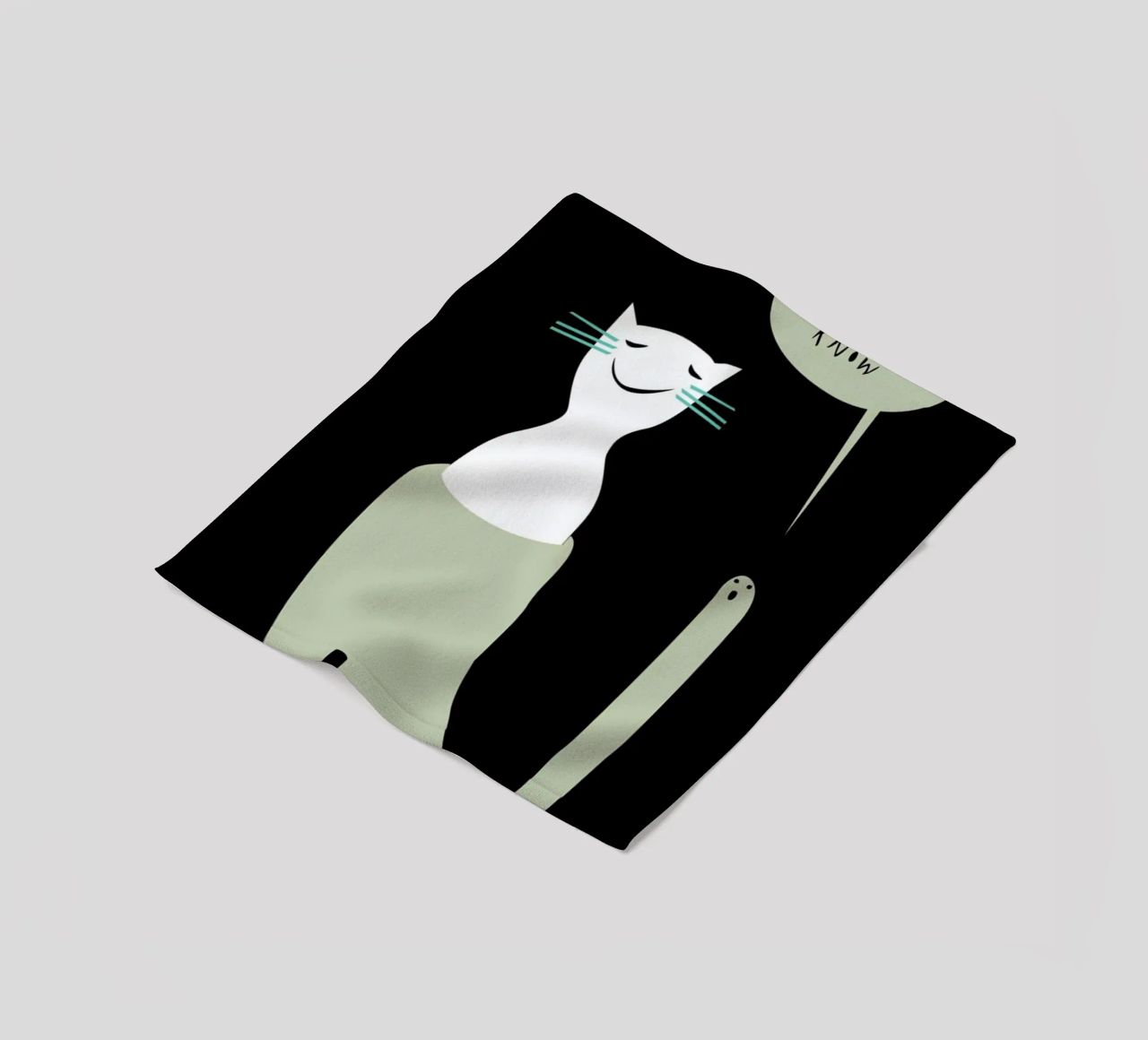 Oracle Black coperta in pile da Monika Aichele