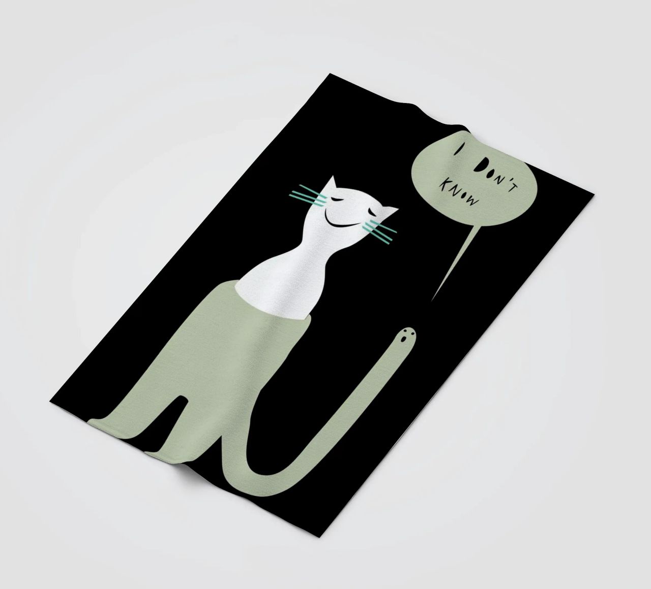 Oracle Black coperta in pile da Monika Aichele