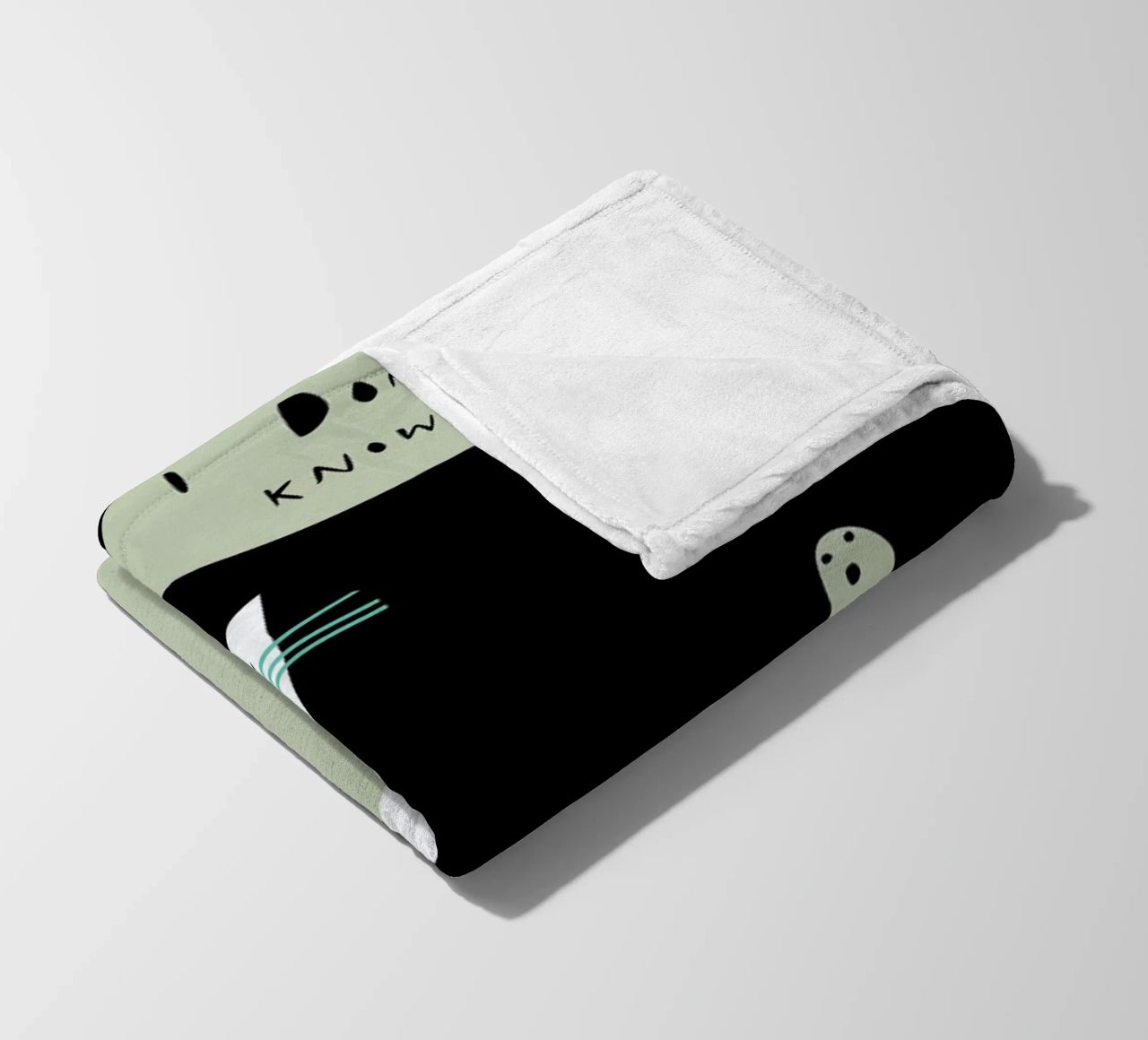 Oracle Black coperta in pile da Monika Aichele