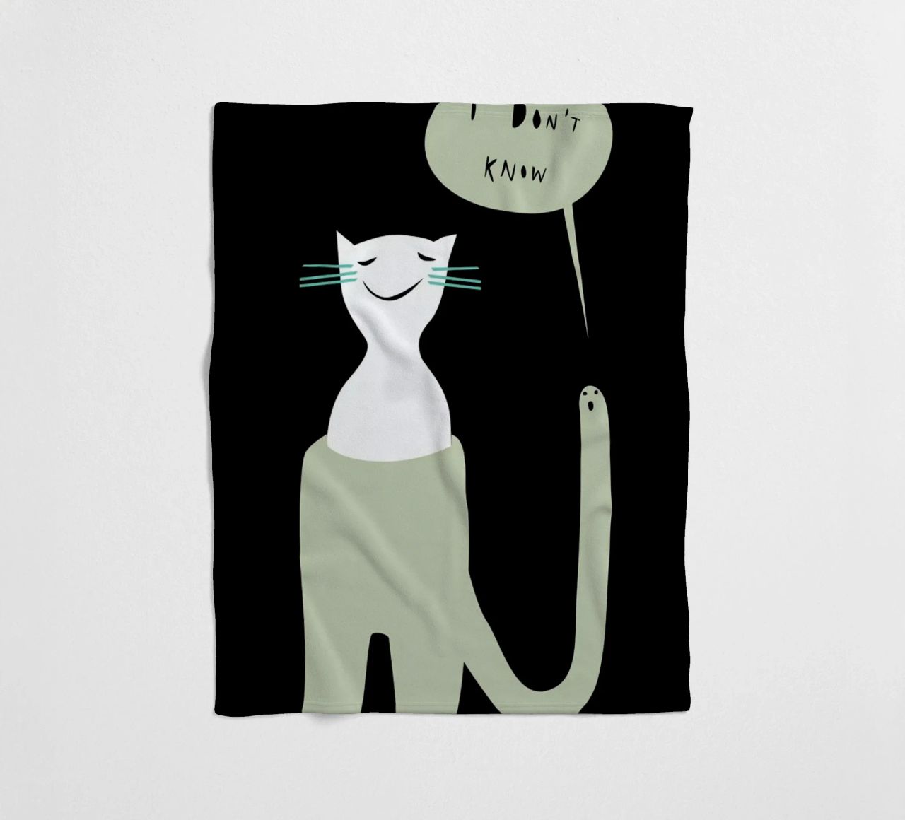 Oracle Black coperta in pile da Monika Aichele