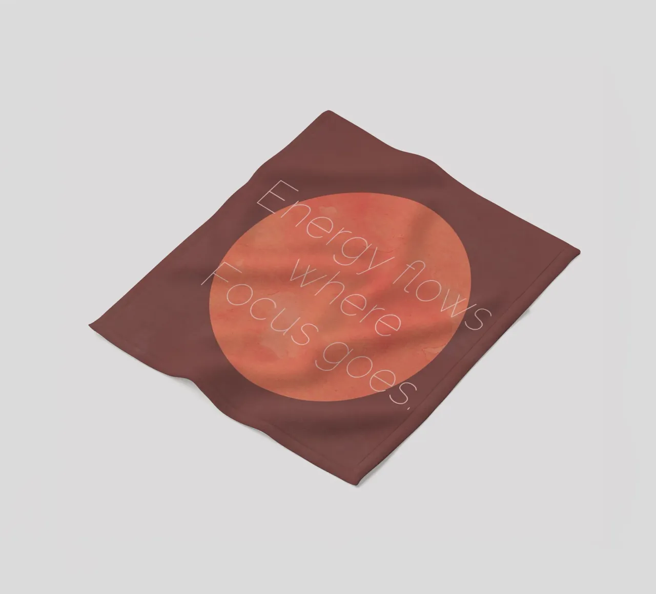Golden Mantras No 23 coperta in pile da treechild