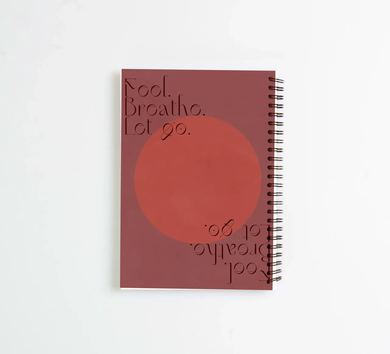 Golden Mantras No 24 spiral notebook by treechild