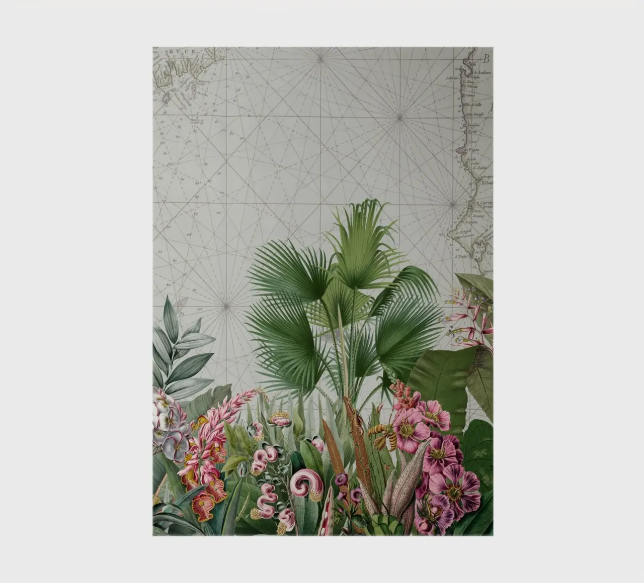 Exotic Tropical Vintage Landscape notebook by Vintage World - Uta Naumann