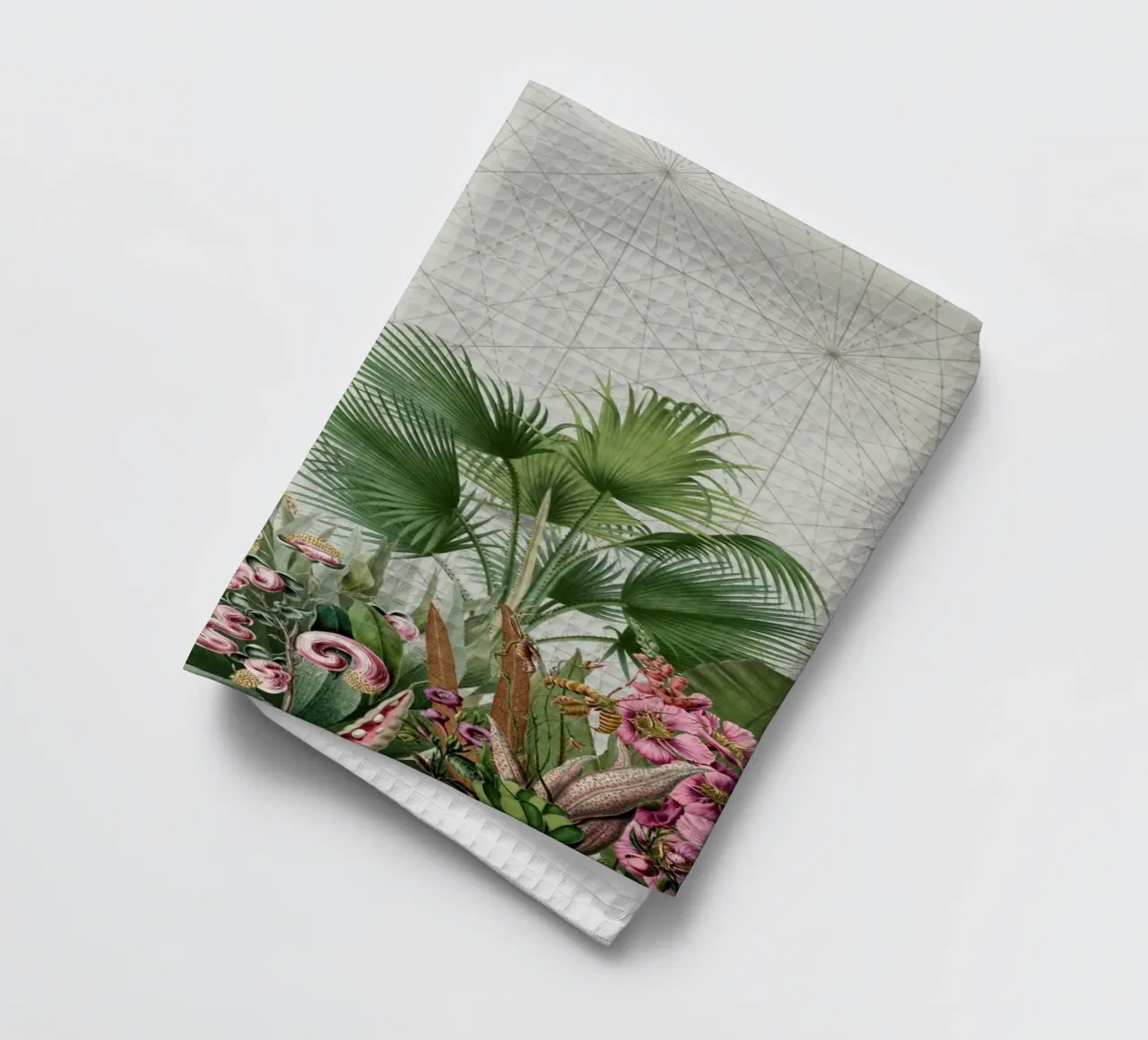 Paesaggio esotico tropicale d'epoca canovaccio da cucina da Vintage World - Uta Naumann