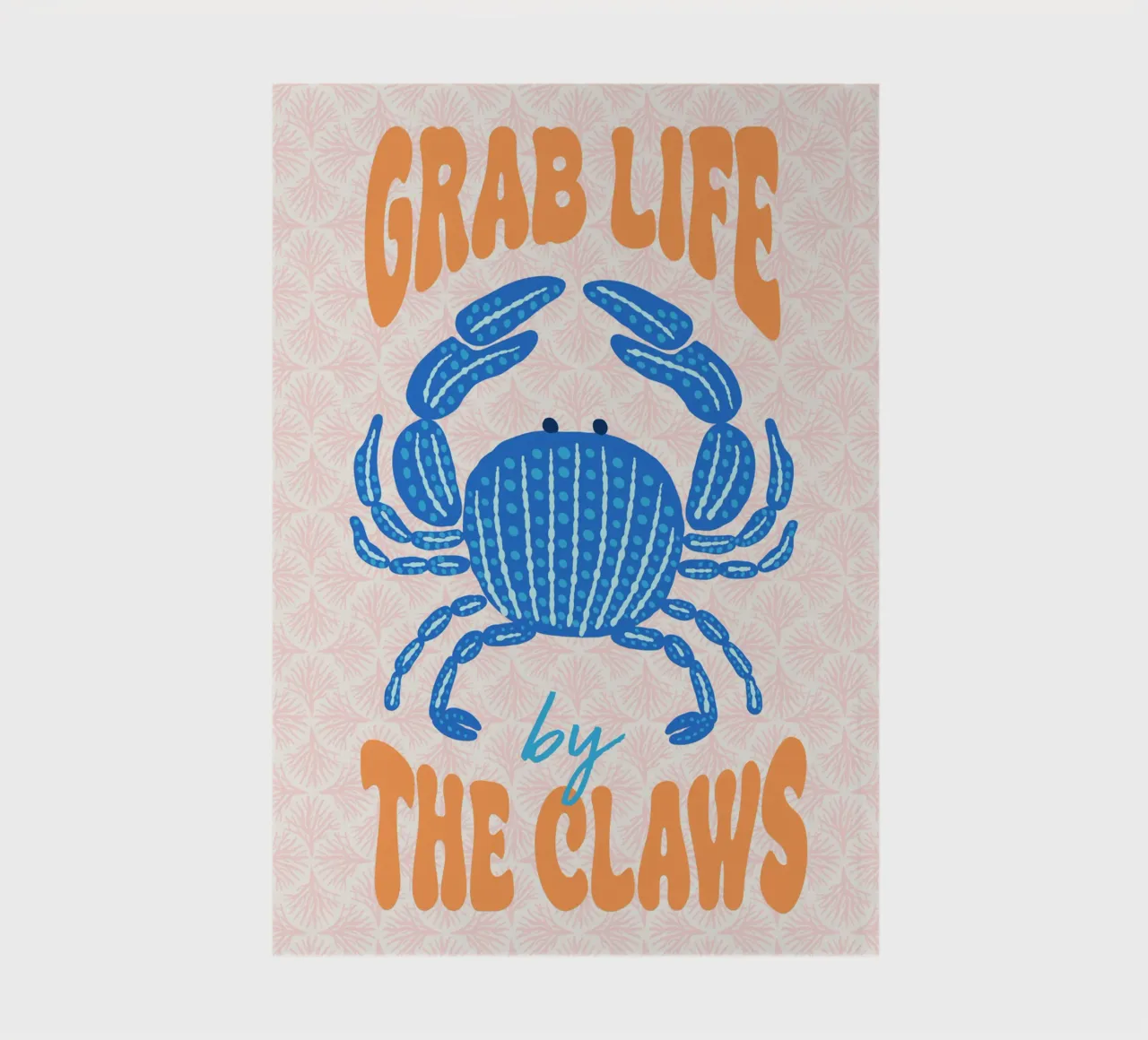 Grab life by the claws notebook by Studio Birchwood