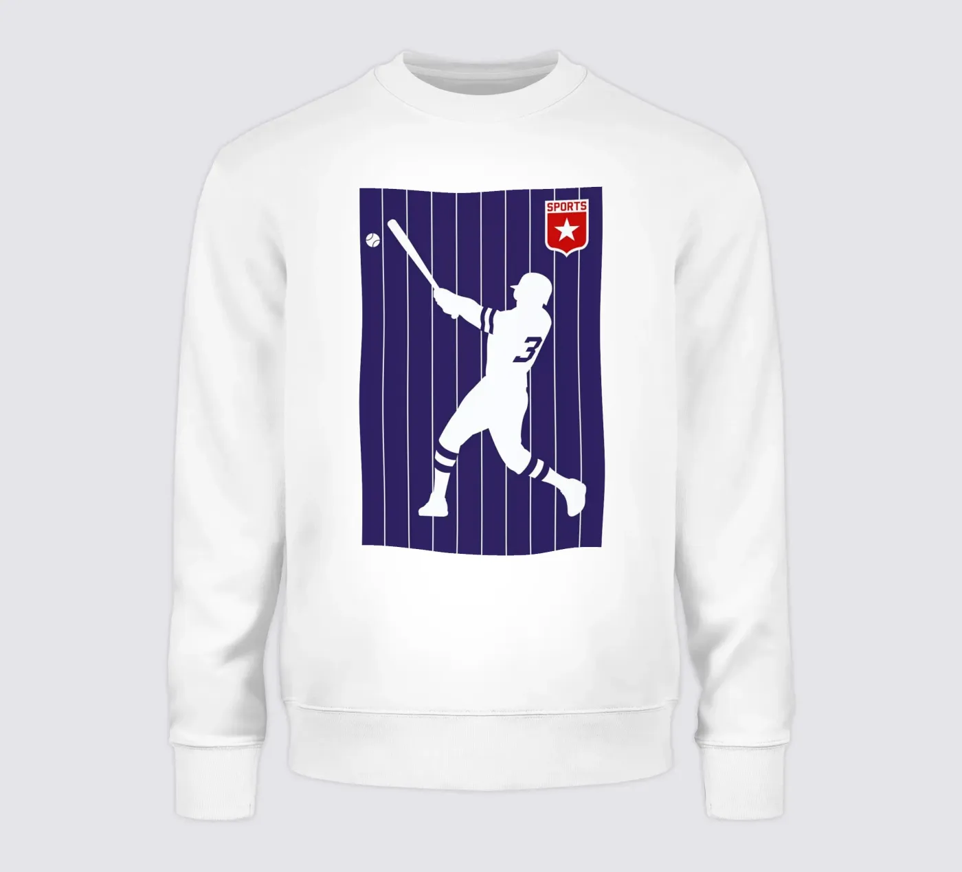 Baseball sweatshirt by Bo Lundberg