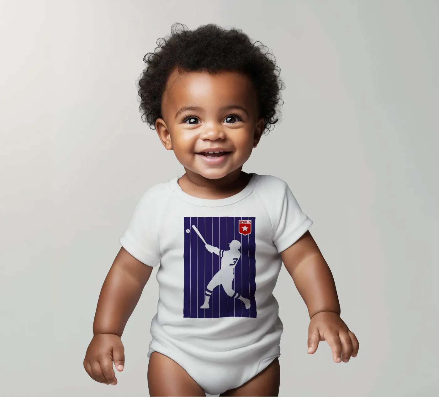 Baseball body bébé de Bo Lundberg