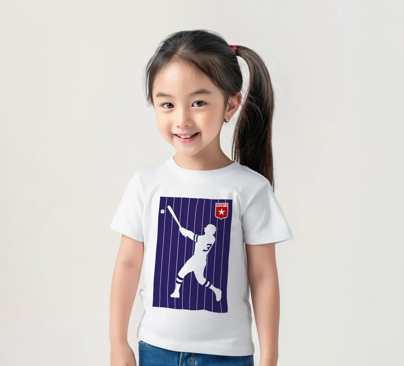Baseball Kinder T-Shirt von Bo Lundberg