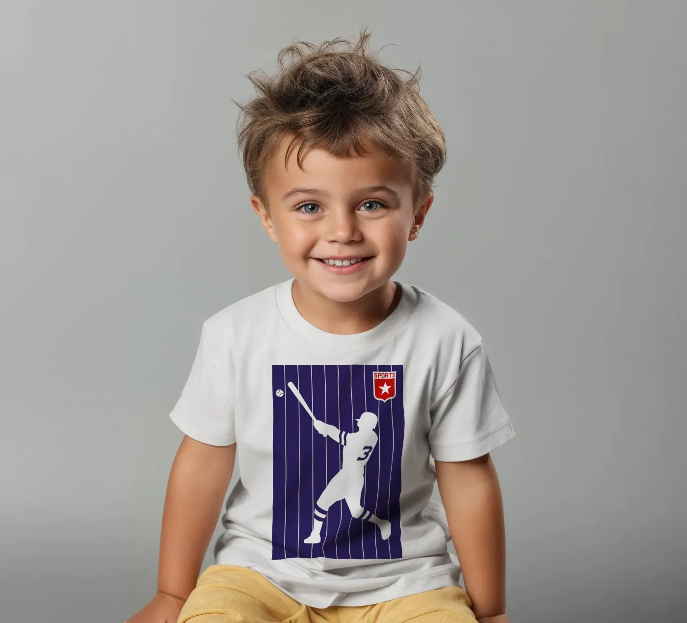 Baseball Kinder T-Shirt von Bo Lundberg