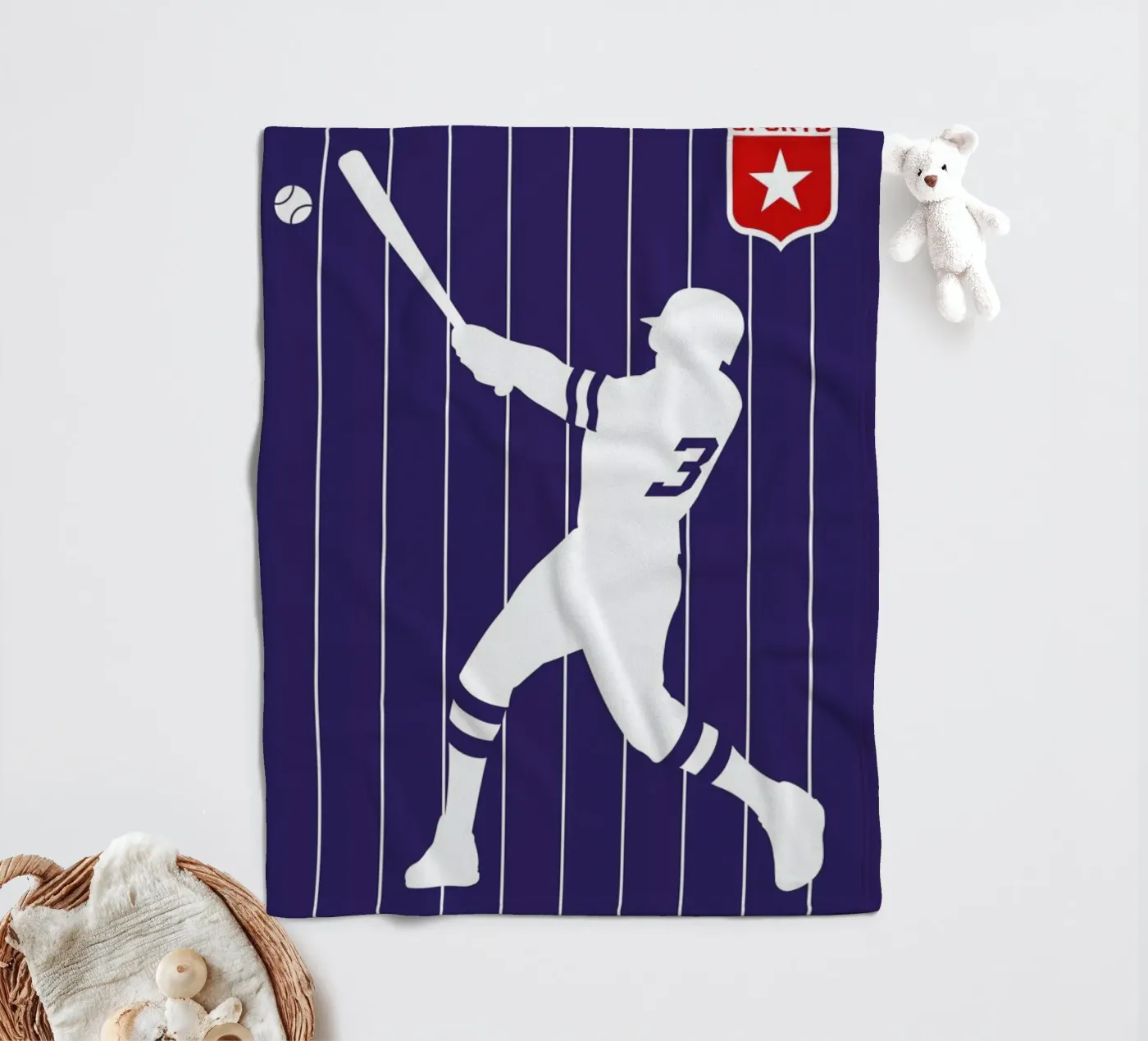 Baseball coperta in pile da Bo Lundberg