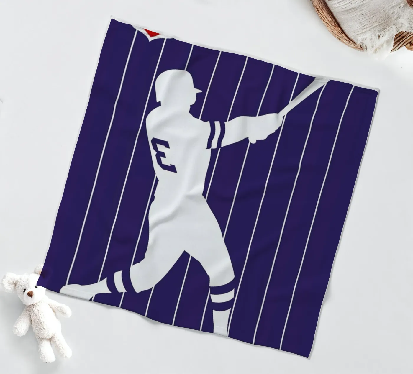 Baseball fleecedeken van Bo Lundberg