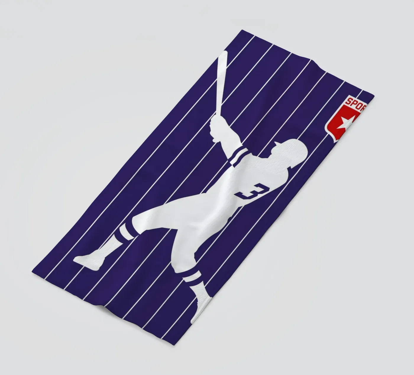 Baseball beach towel by Bo Lundberg