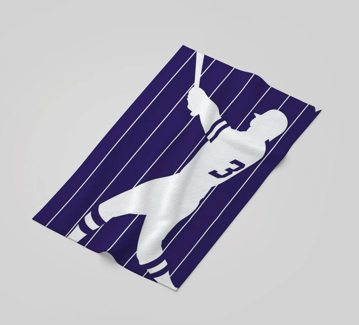 Baseball beach towel by Bo Lundberg