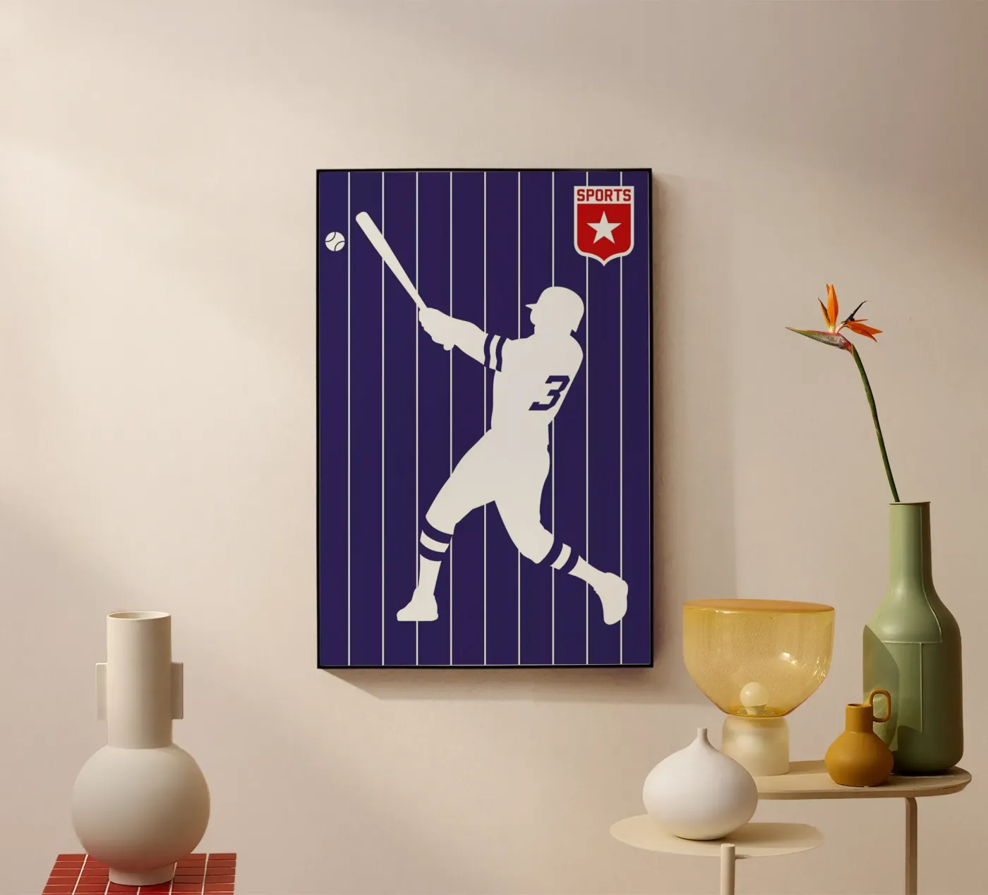 Baseball plexiglas de Bo Lundberg