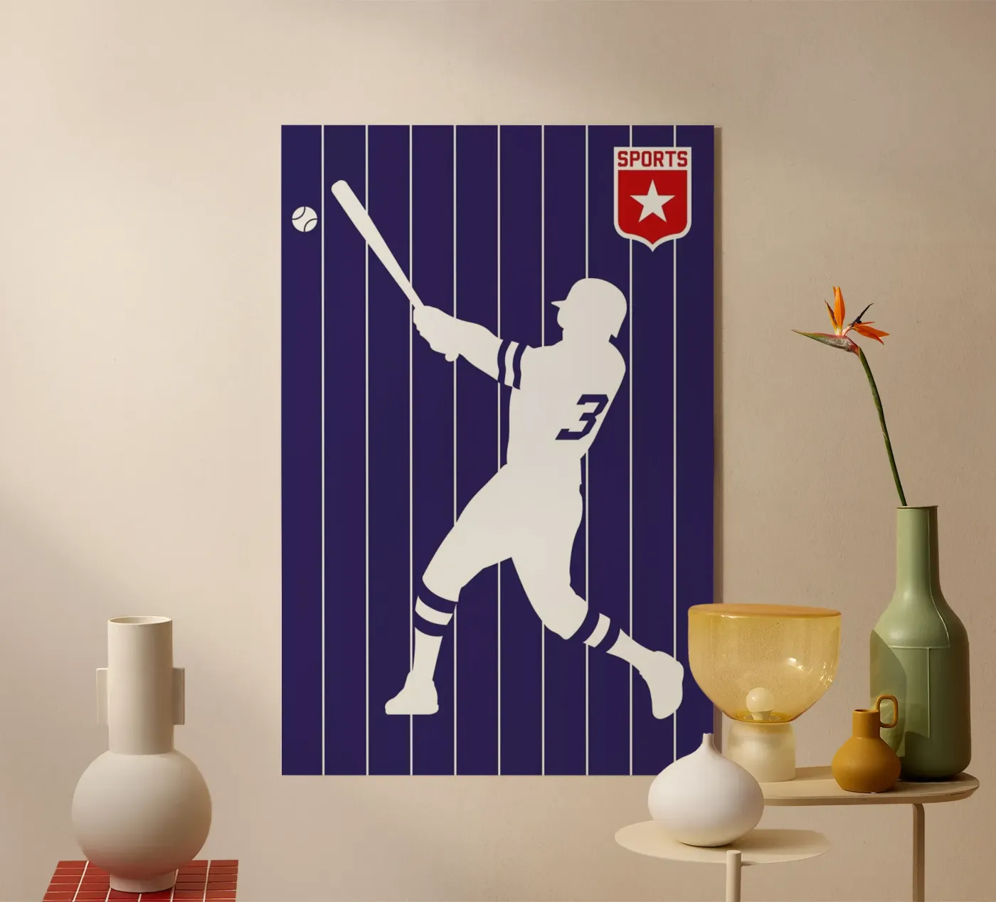 Baseball plexiglas de Bo Lundberg