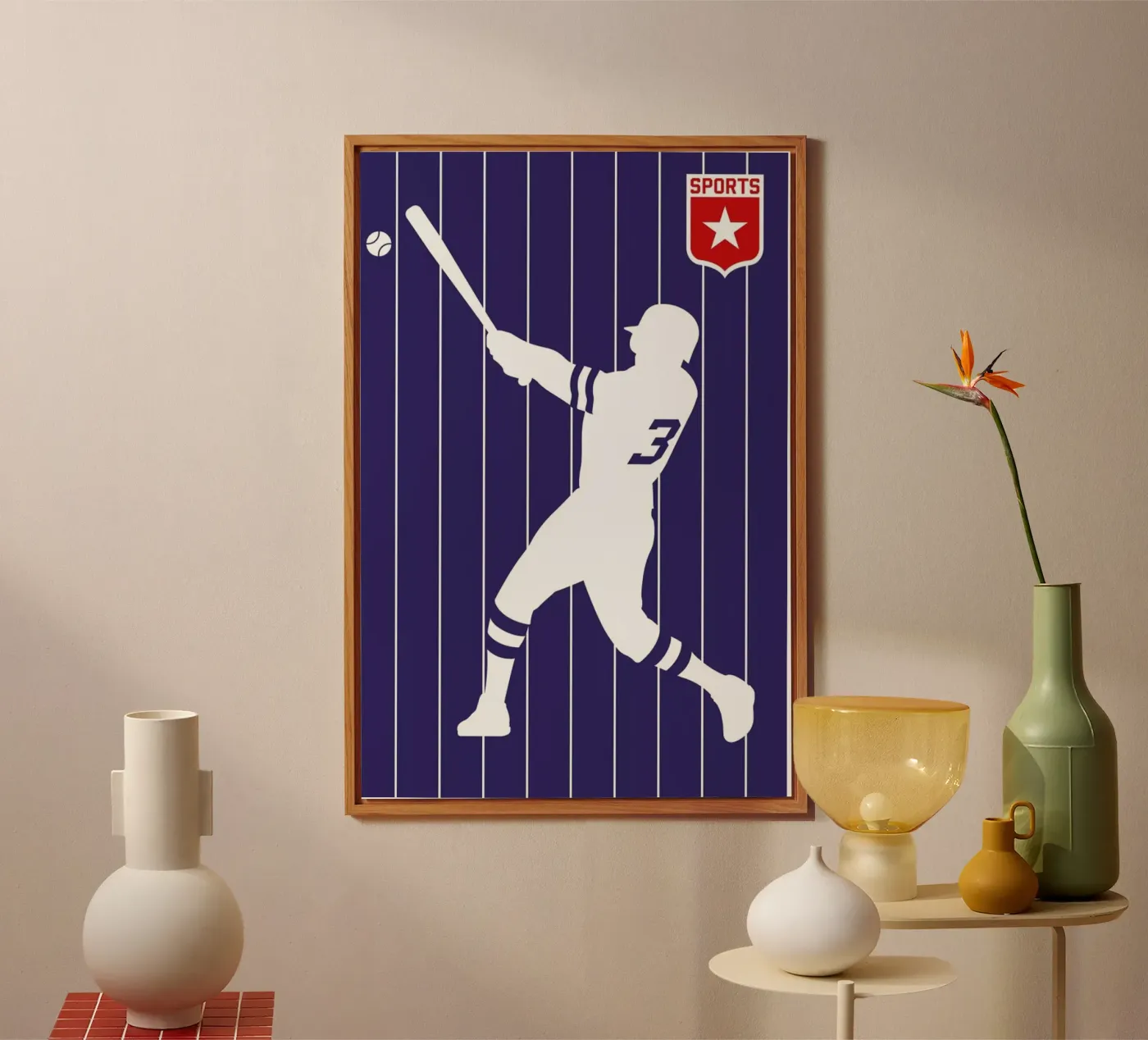 Baseball alluminio dibond da Bo Lundberg