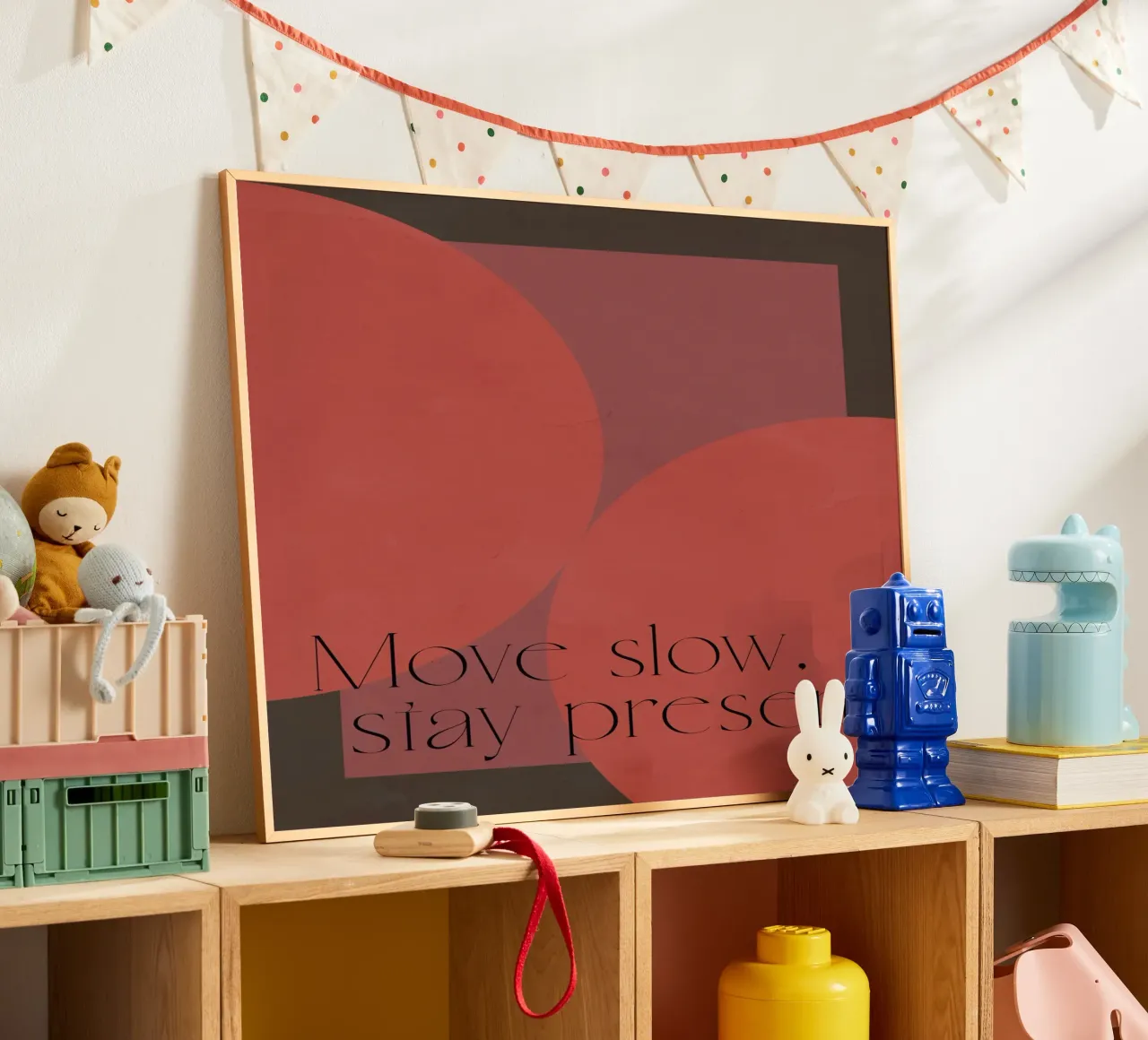 Golden Mantras No 27 poster con telaio in alluminio da treechild