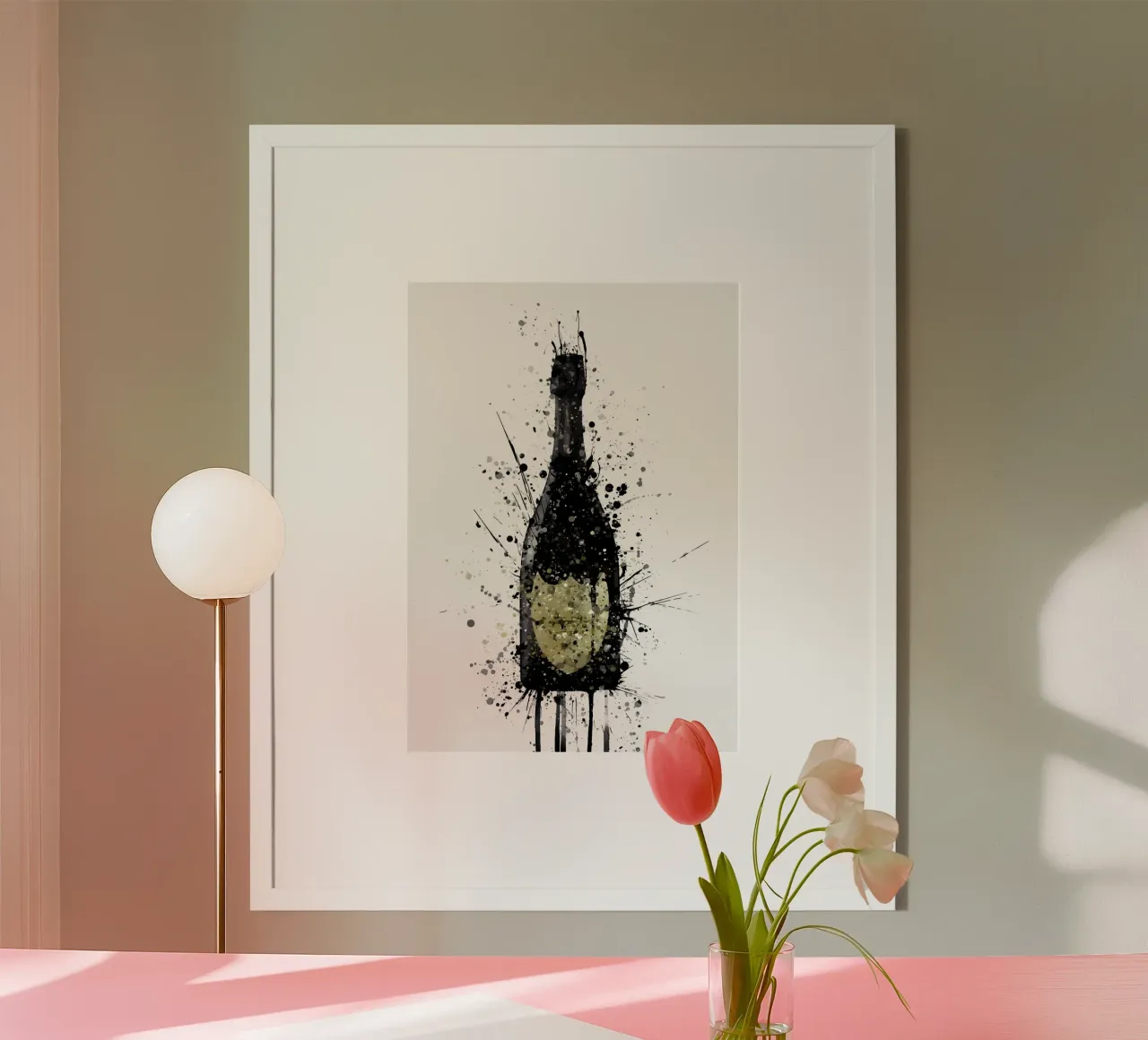 Dom Perignon carta hahnemühle da Coffee shop
