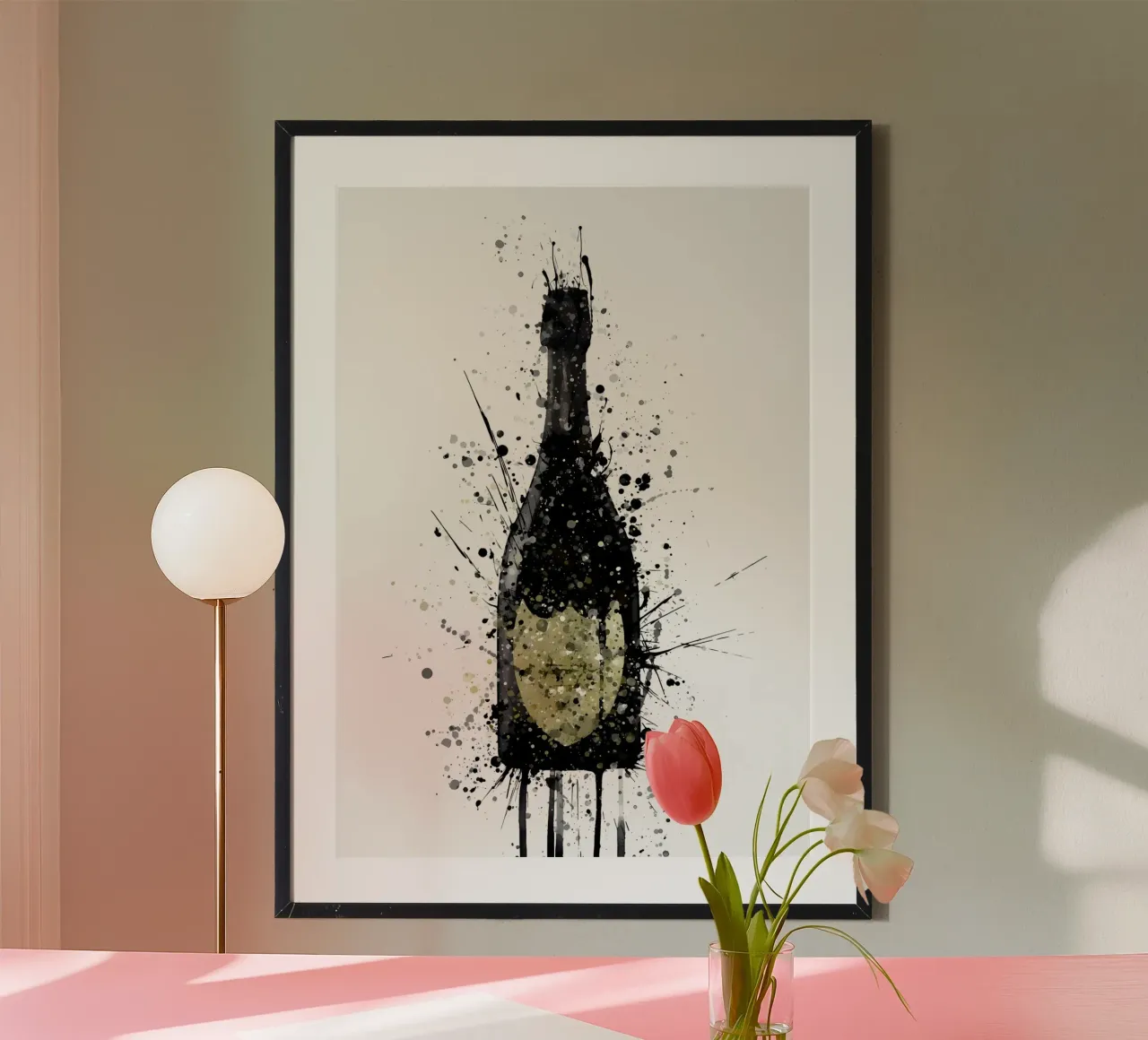 Dom Perignon carta hahnemühle da Coffee shop