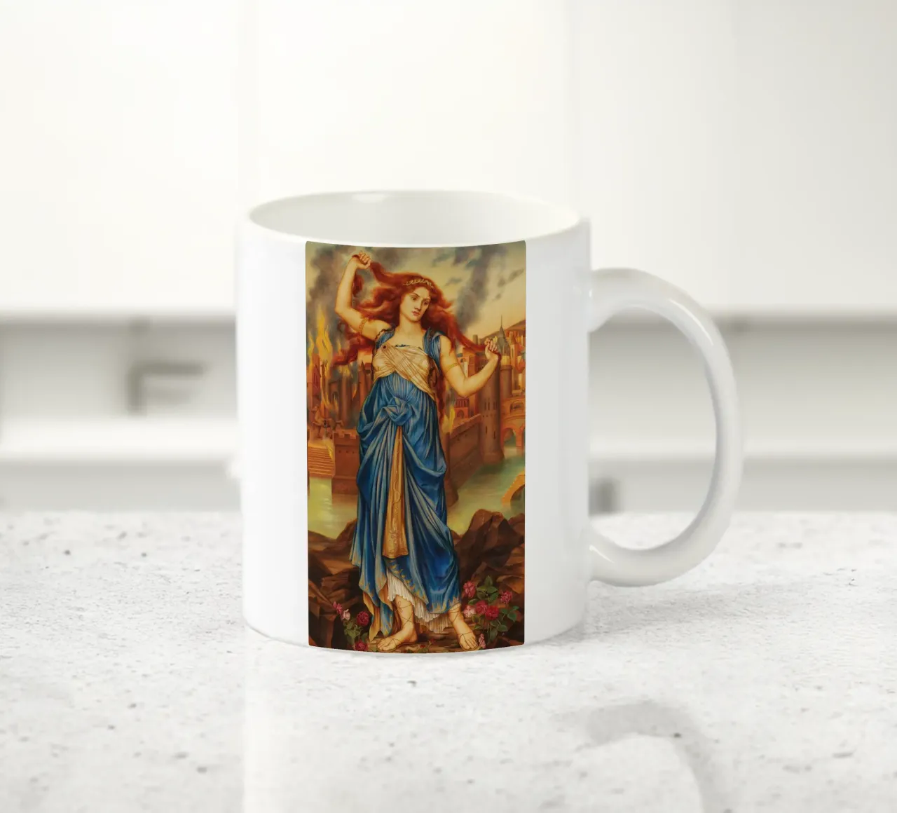 Cassandra - Evelyn De Morgan tazza in ceramica da Timeless Artworks