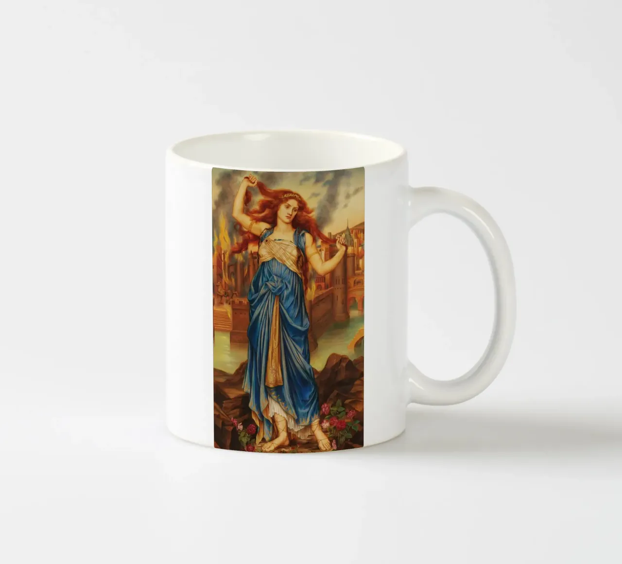 Cassandra - Evelyn De Morgan tazza in ceramica da Timeless Artworks