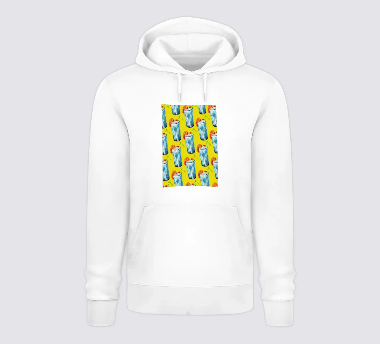 Blue Hawai Pattern hoodie by Kelly Gilleran
