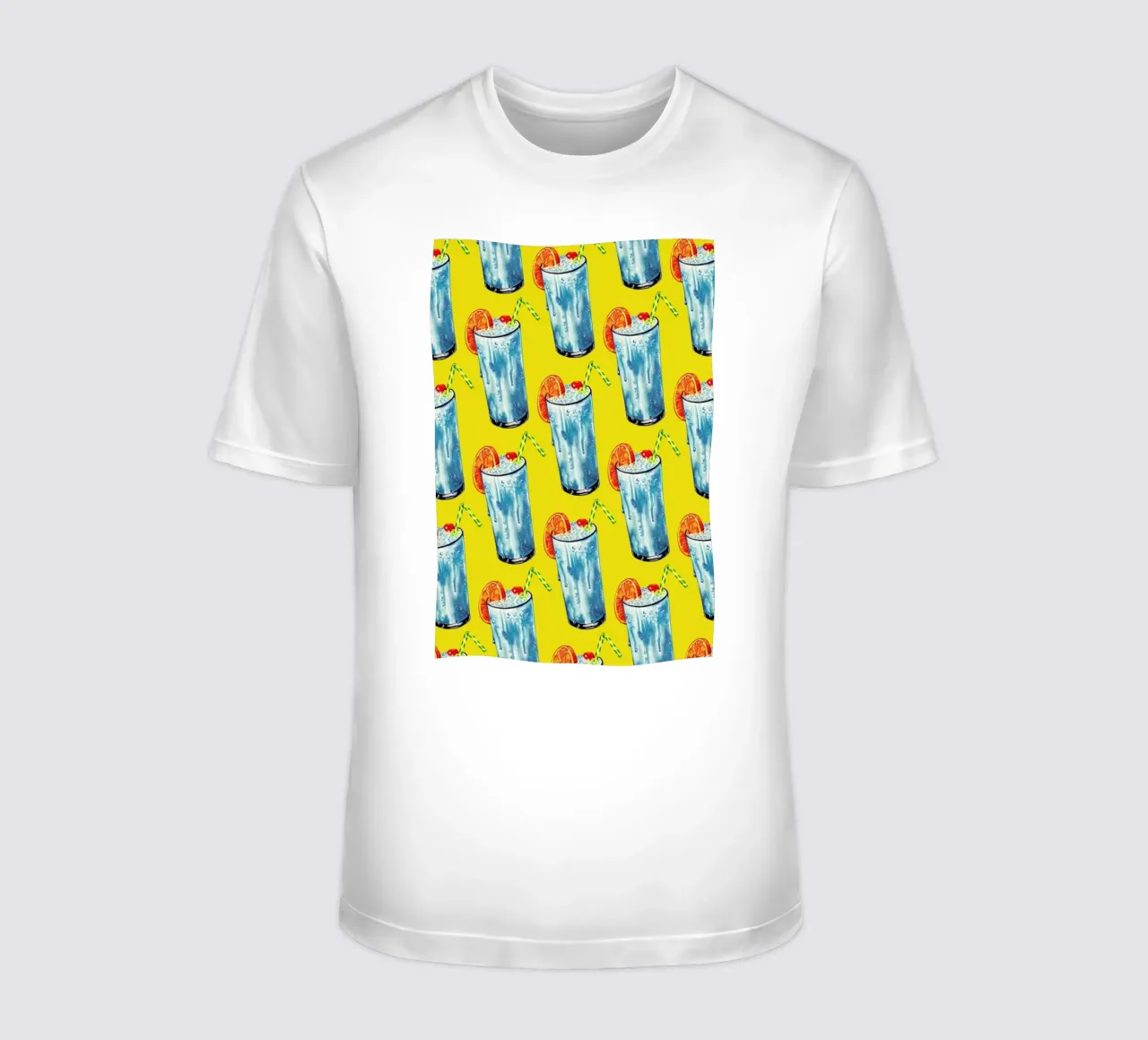 Blue Hawai Pattern t-shirt by Kelly Gilleran