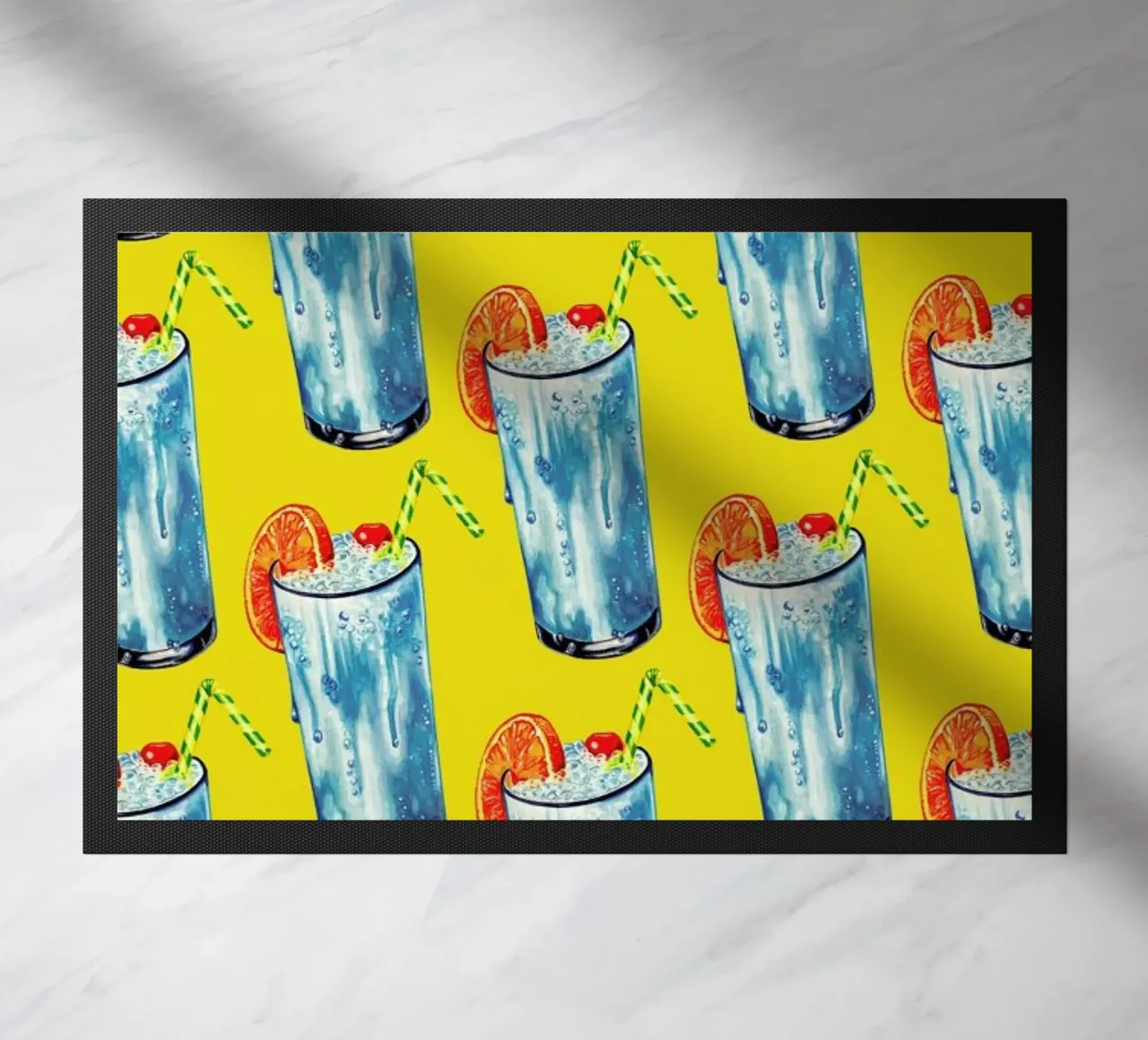 Blue Hawai Pattern zerbino da Kelly Gilleran