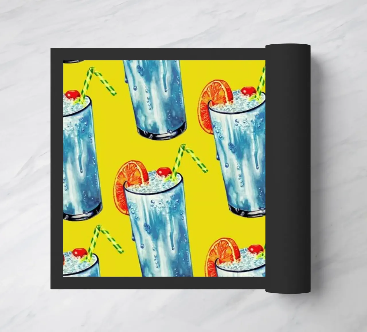 Blue Hawai Pattern zerbino da Kelly Gilleran