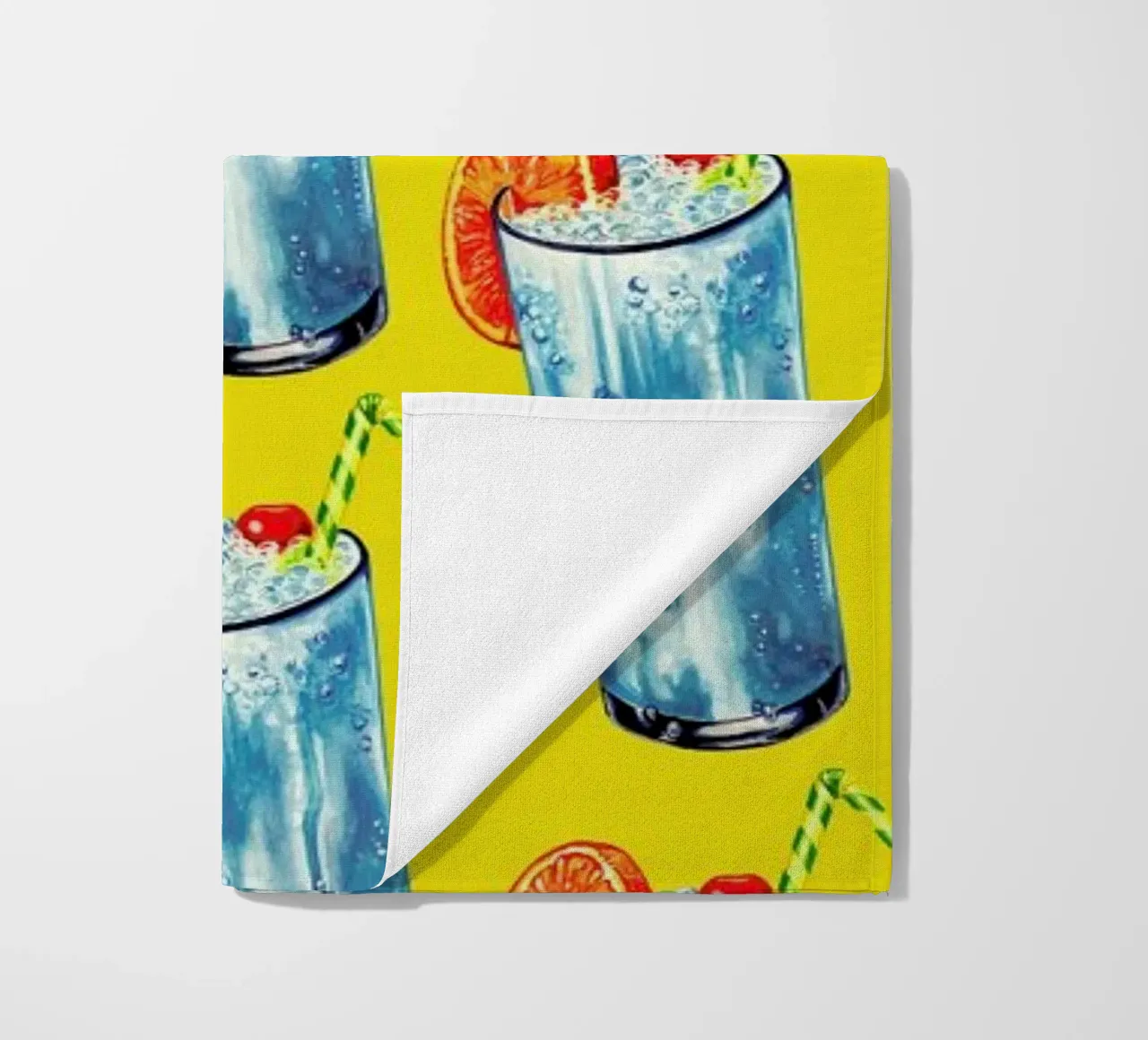 Blue Hawai Pattern beach towel by Kelly Gilleran