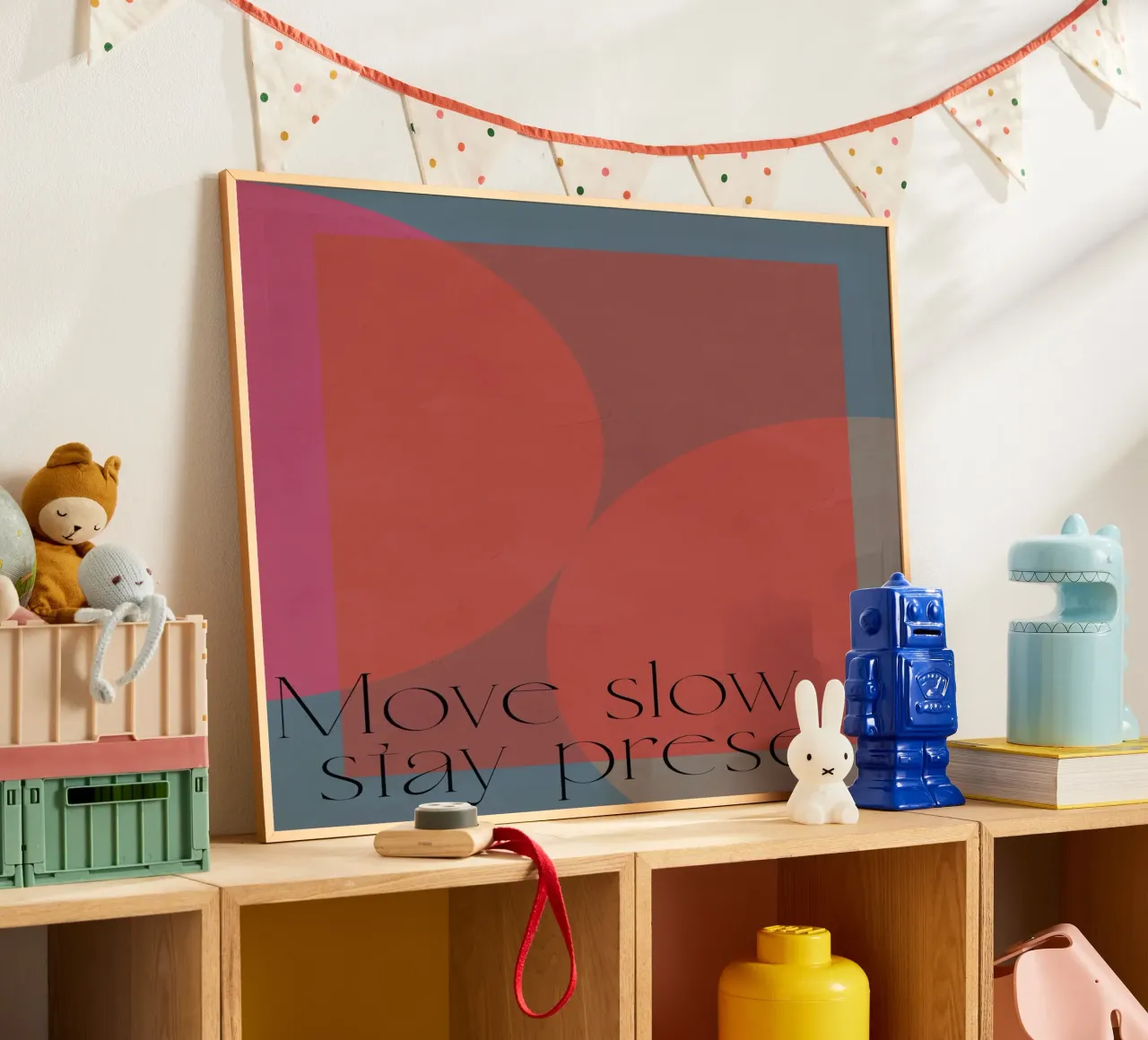 Golden Mantras No 28 poster con telaio in alluminio da treechild