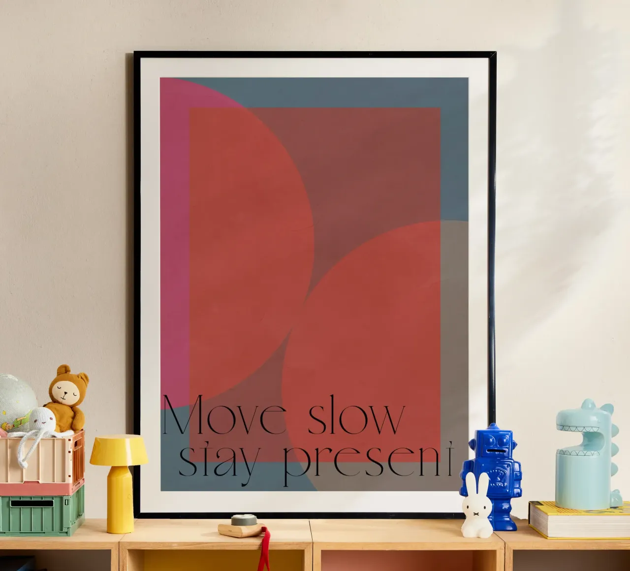 Golden Mantras No 28 poster con telaio in alluminio da treechild