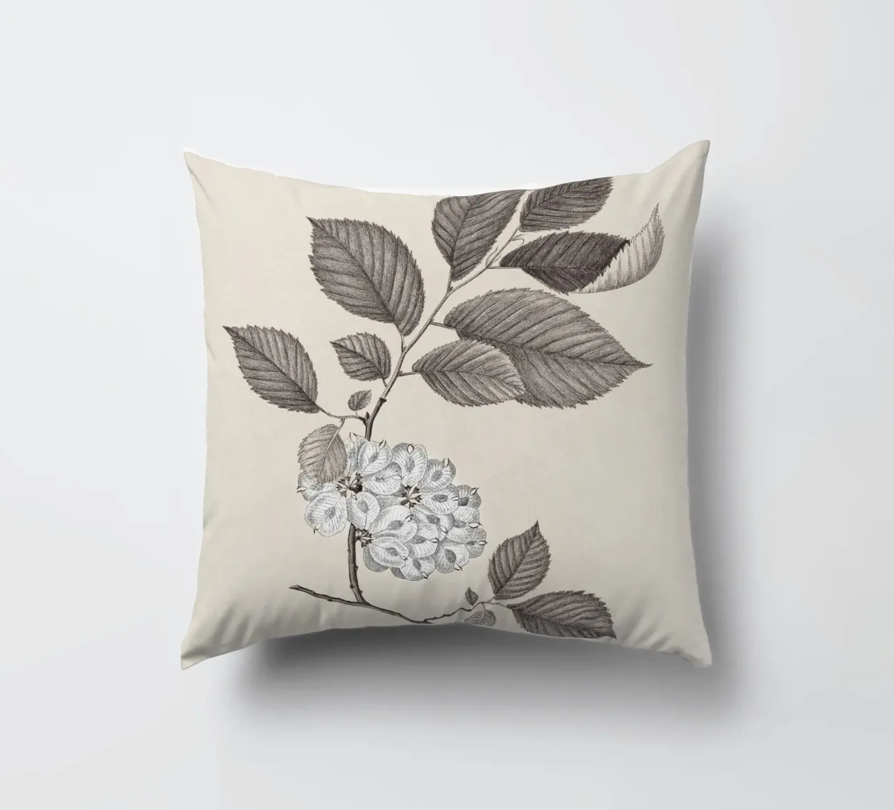 Elm Branch Sketch no. 1 cuscino da apoloprints