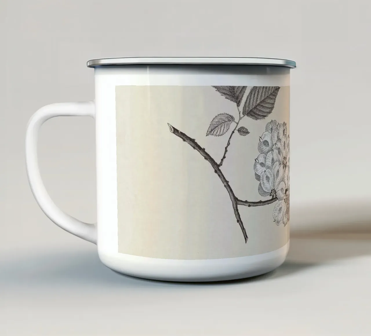 Elm Branch Sketch no. 1 tazza in smalto da apoloprints